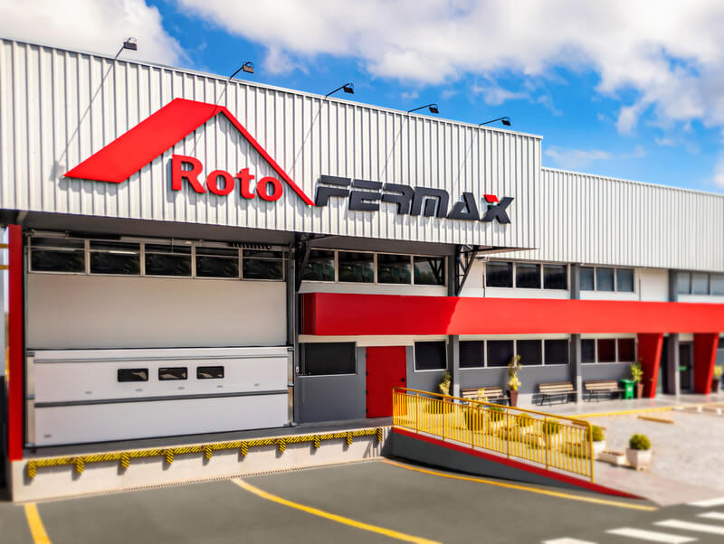 Sede da Roto Fermax na cidade de Colombo, Paraná, Brasil.