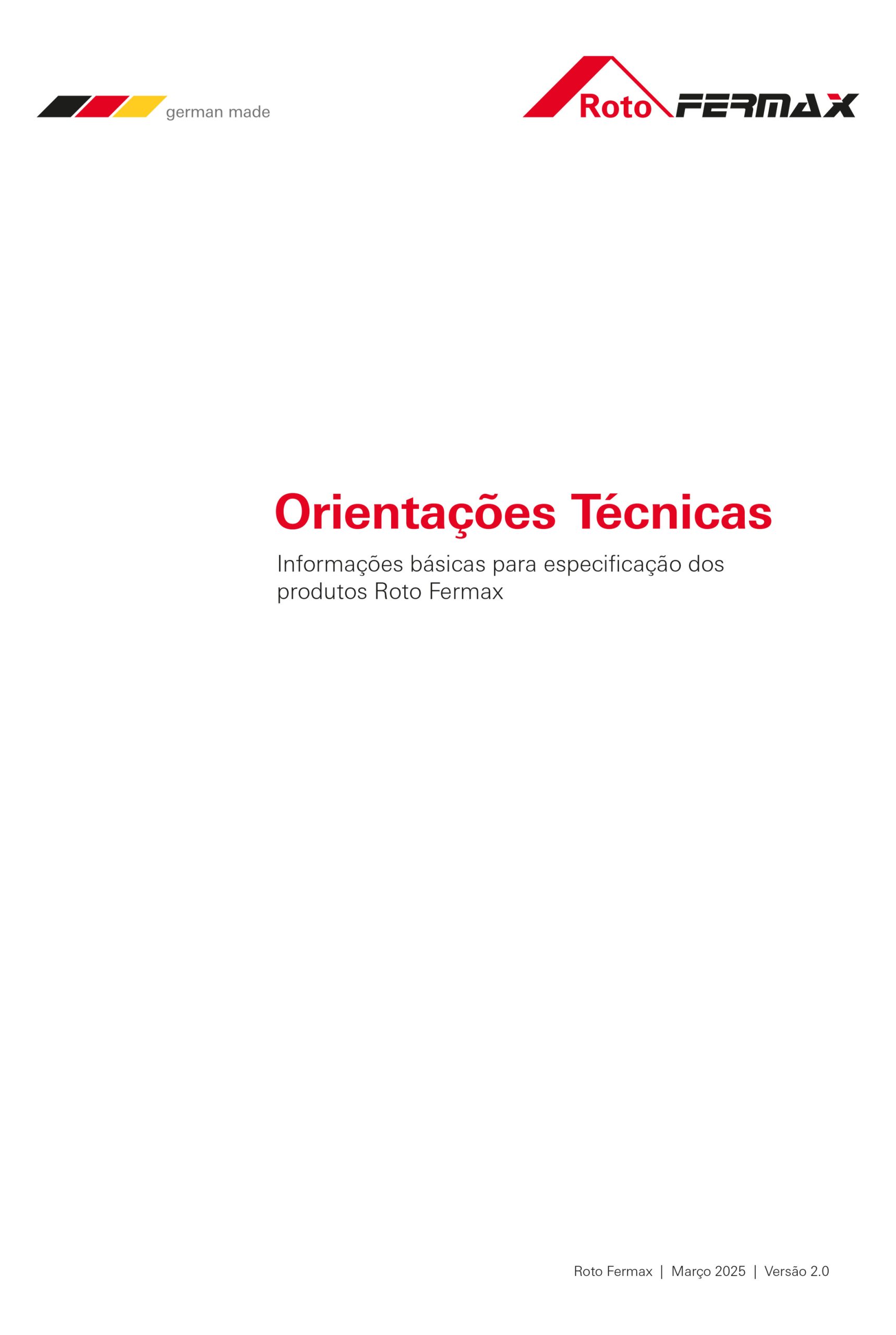 Manual de instalação Roto Fermax