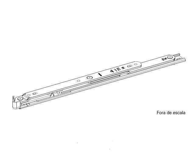 823194 - Braço inox caixa 16x23x353mm 50kg