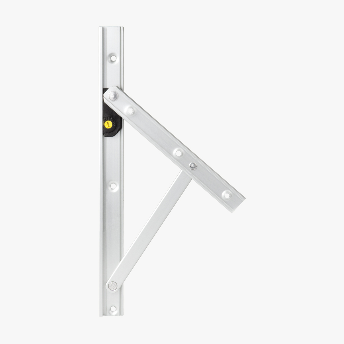 BRA01 - Articulação para maxim-ar 90° 320mm - cx13mm - 12kg p/ folha