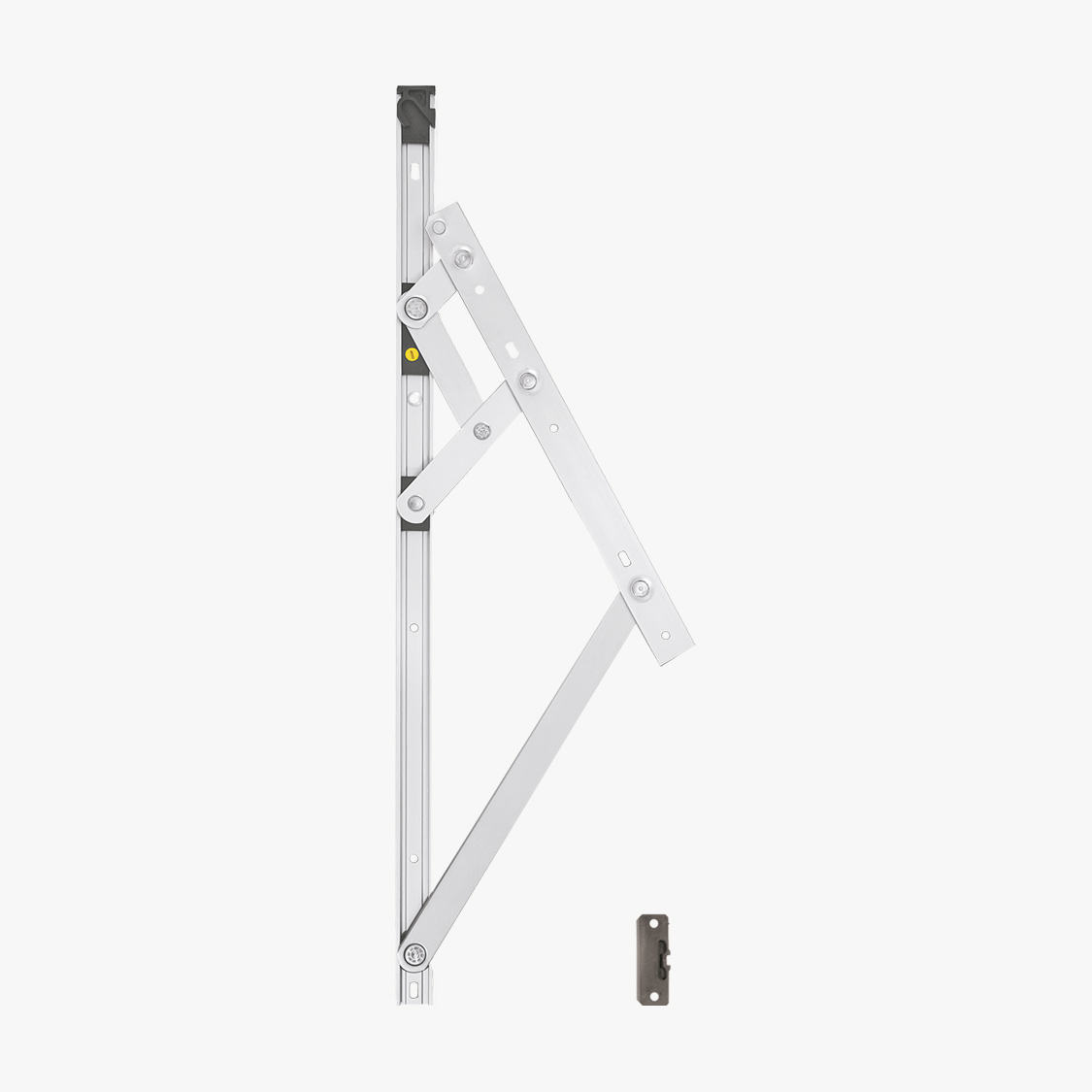 SRC02 - Articulação reversível 600mm - cx14,5mm - 35kg p/ folha